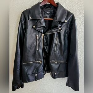 Brand New Faux Leather Motor Jacket